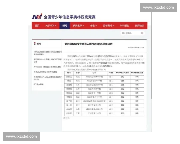 聚焦NOI信息学竞赛的创新人才培养与未来发展路径探索研究实践 聚焦NOI信息学竞赛的创新人才培养与未来发展路径探索研究实践